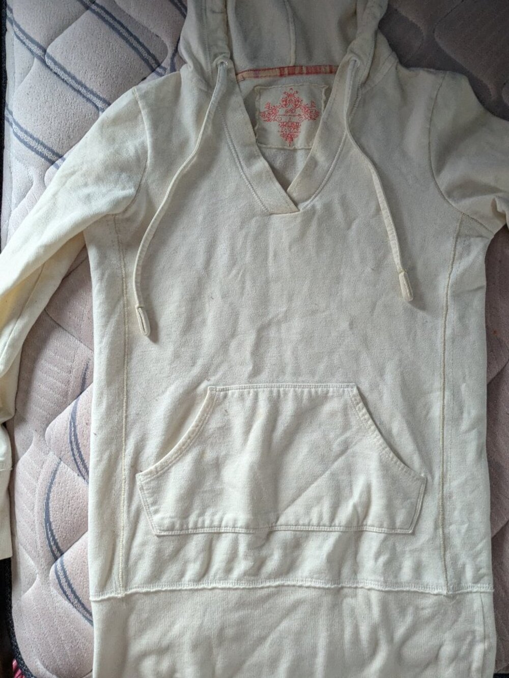 So Wear It, Declare It™ White Fitted Hoodie
